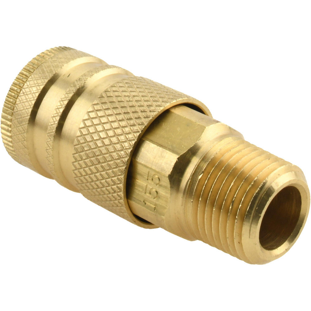 Coilhose Pneumatics 155 Pneumatic Hose Coupling 3/8" Thread, 1/4" Body Dia, Industrial Interchange
