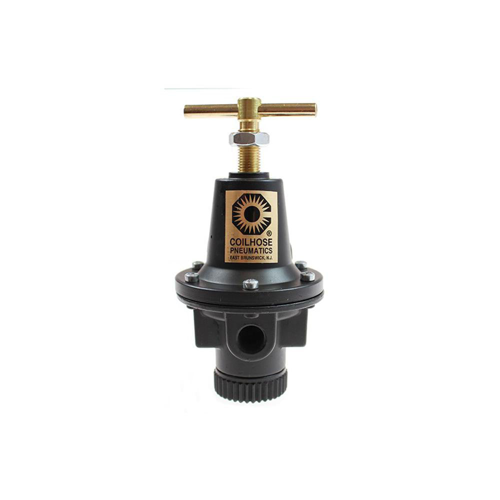 Coilhose Pneumatics 8804H Compressed Air Regulator 1/2" NPT, 250 Max psi, Heavy-Duty T-Handle