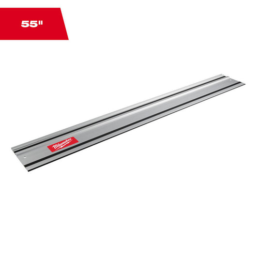 Milwaukee Tool 48-08-0571 Power Saw Accessories Accessory Type Track Saw Guide Rail  For Use With Milwaukee 2831 6-1/2" Plunge Track Saw  Overall Length 55.00in  Includes 55" Guide Rail    Material Steel