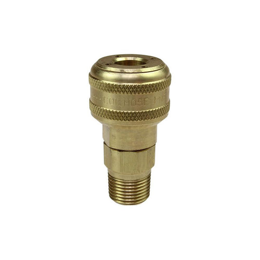 Coilhose Pneumatics 155A Pneumatic Hose Coupling 3/8" Thread, 1/4" Body Dia, Industrial Interchange