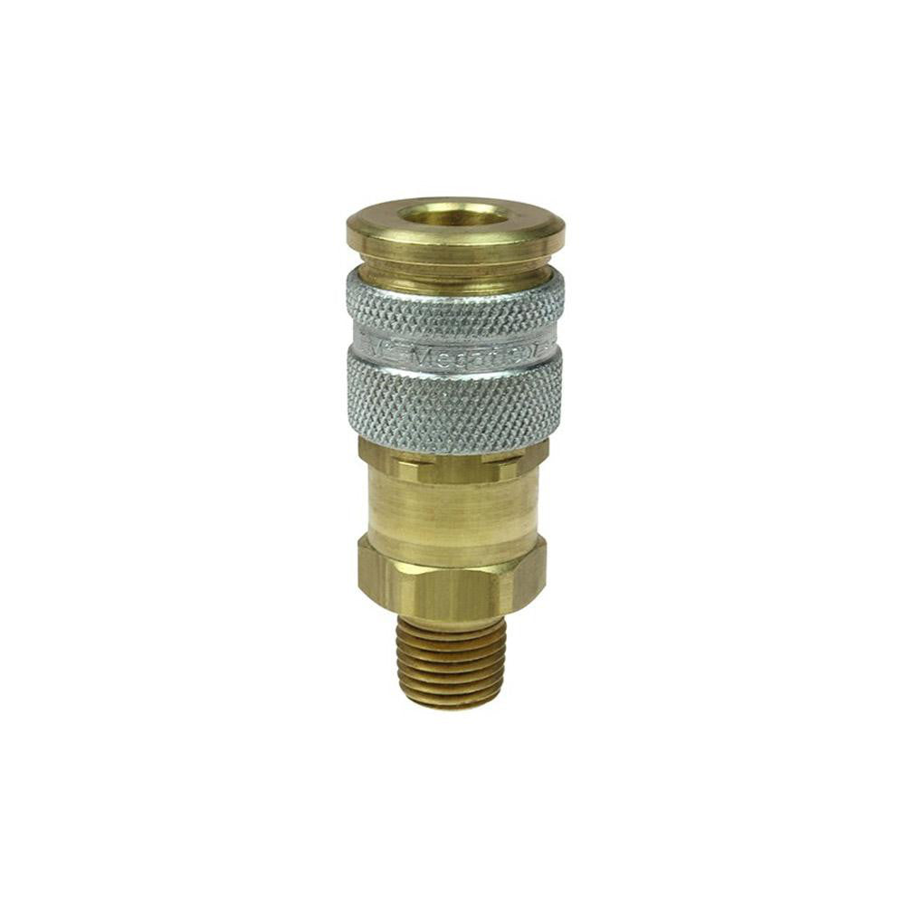 Coilhose Pneumatics 112 Pneumatic Hose Coupling 1/4" Thread, 1/4" Body Dia, High Flow Interchange