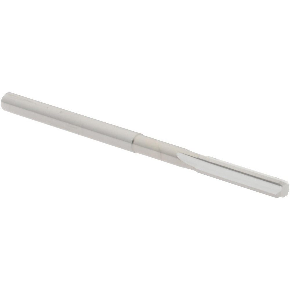 Hertel 79888715 Chucking Reamer 0.1280" Dia, 2-1/4" OAL, 5/8" Flute Length, Straight Flute, Straight-Cylindrical Shank, Solid Carbide
