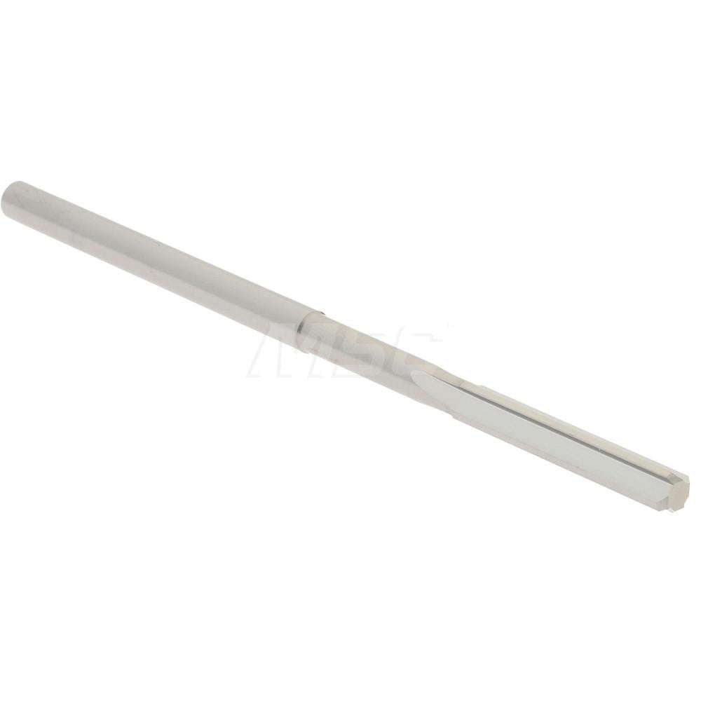 Hertel 79889283 Chucking Reamer 0.1050" Dia, 2-1/4" OAL, 5/8" Flute Length, Straight Flute, Straight-Cylindrical Shank, Solid Carbide