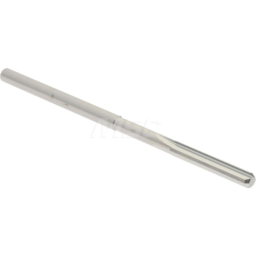 Hertel 79889291 Chucking Reamer 0.1060" Dia, 2-1/4" OAL, 5/8" Flute Length, Straight Flute, Straight-Cylindrical Shank, Solid Carbide