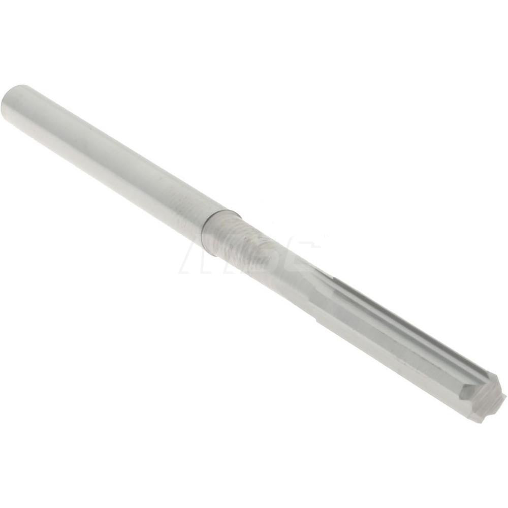 Hertel 79889317 Chucking Reamer 0.1080" Dia, 2-1/4" OAL, 5/8" Flute Length, Straight Flute, Straight-Cylindrical Shank, Solid Carbide