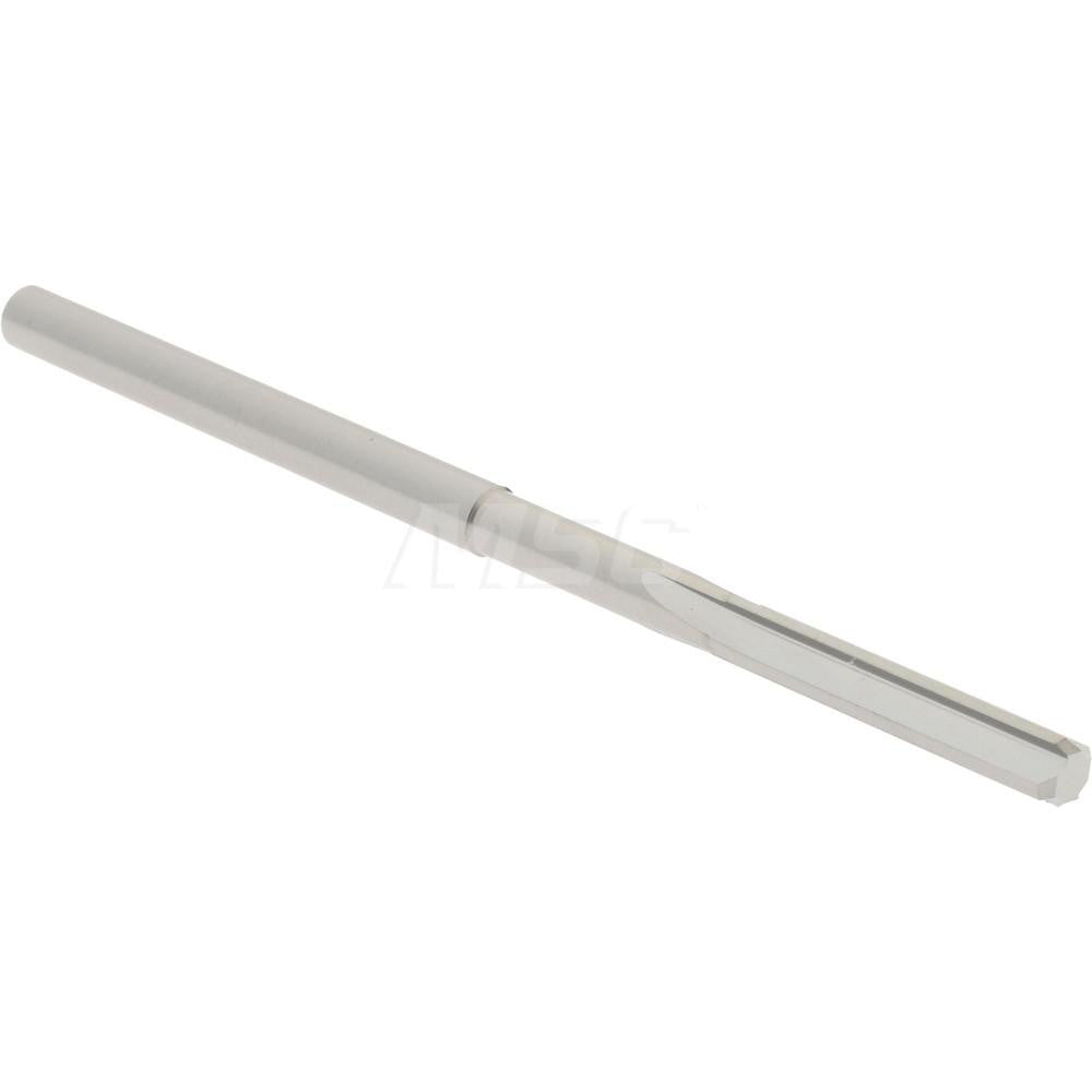 Hertel 79889358 Chucking Reamer 0.1150" Dia, 2-1/4" OAL, 5/8" Flute Length, Straight Flute, Straight-Cylindrical Shank, Solid Carbide