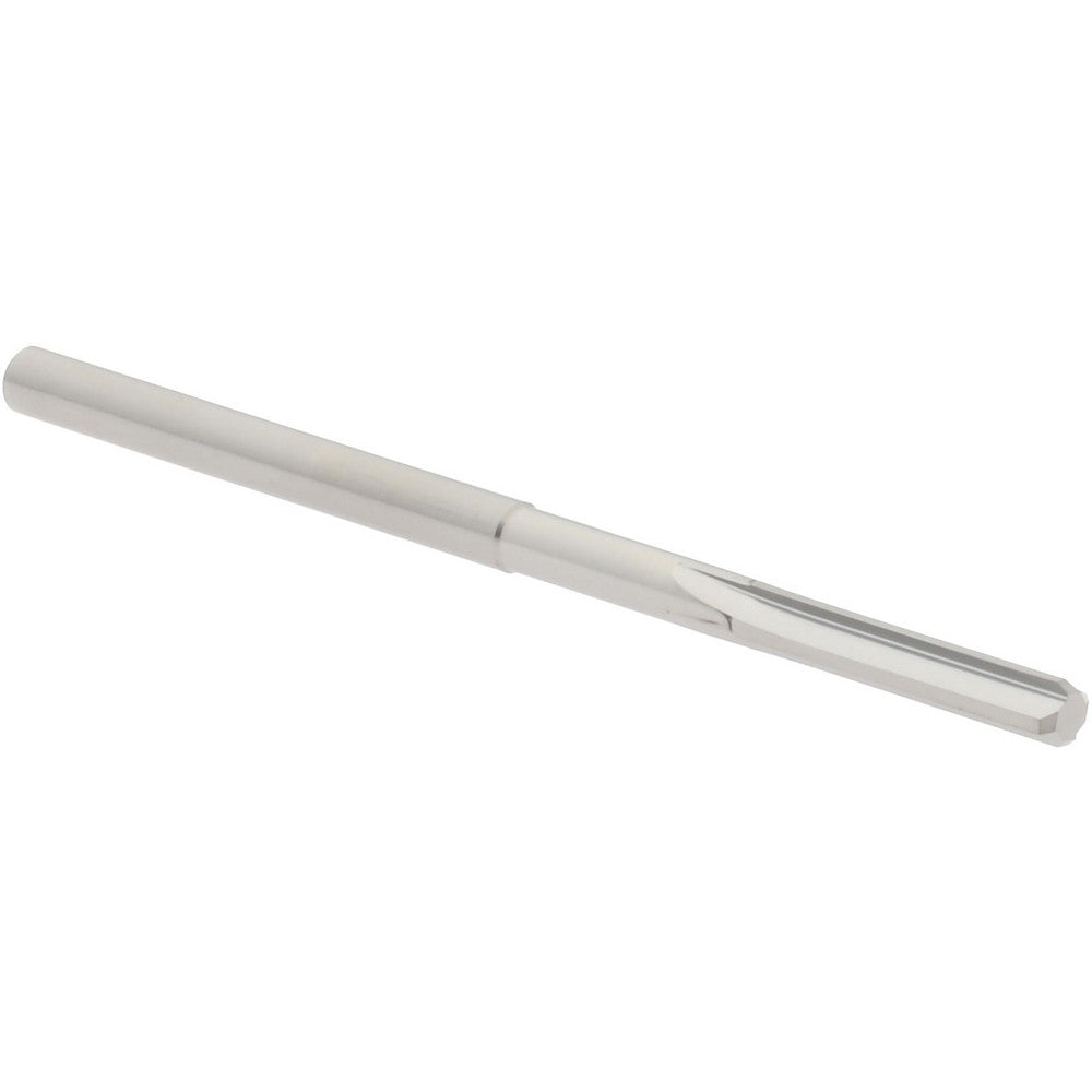 Hertel 79889382 Chucking Reamer 0.1210" Dia, 2-1/4" OAL, 5/8" Flute Length, Straight Flute, Straight-Cylindrical Shank, Solid Carbide
