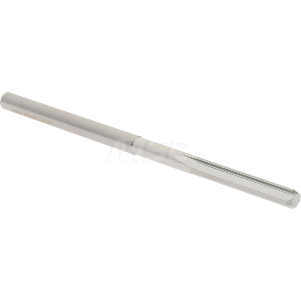 Hertel 79889457 Chucking Reamer 0.1300" Dia, 2-1/2" OAL, 3/4" Flute Length, Straight Flute, Straight-Cylindrical Shank, Solid Carbide
