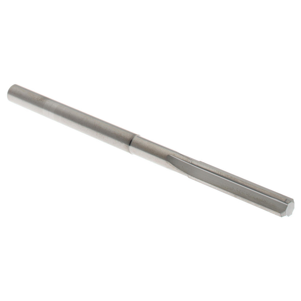 Hertel 79889556 Chucking Reamer 0.1410" Dia, 2-1/2" OAL, 3/4" Flute Length, Straight Flute, Straight-Cylindrical Shank, Solid Carbide