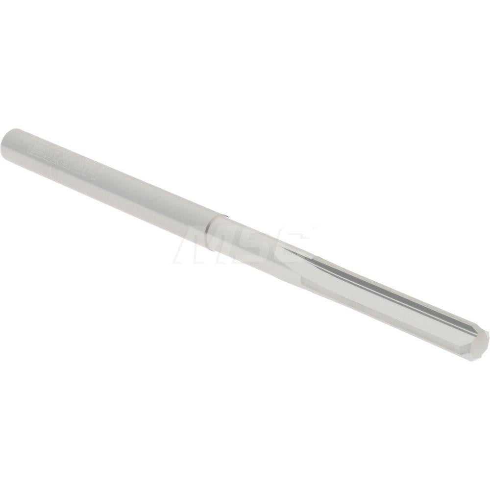 Hertel 79889572 Chucking Reamer 0.1430" Dia, 2-1/2" OAL, 3/4" Flute Length, Straight Flute, Straight-Cylindrical Shank, Solid Carbide