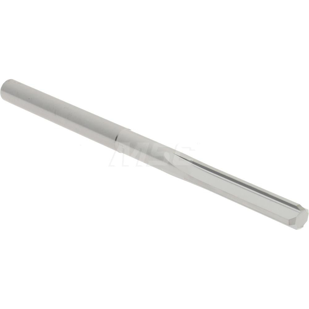 Hertel 79889705 Chucking Reamer 0.1650" Dia, 2-3/4" OAL, 7/8" Flute Length, Straight Flute, Straight-Cylindrical Shank, Solid Carbide