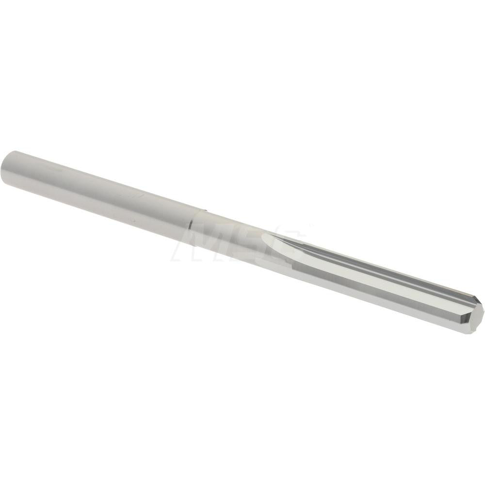 Hertel 79889762 Chucking Reamer 0.2000" Dia, 3" OAL, 1" Flute Length, Straight Flute, Straight-Cylindrical Shank, Solid Carbide