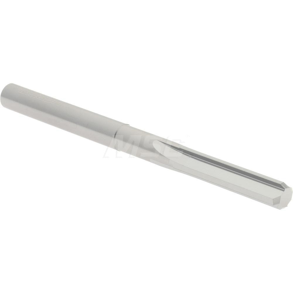 Hertel 79889812 Chucking Reamer 0.2300" Dia, 3" OAL, 1" Flute Length, Straight Flute, Straight-Cylindrical Shank, Solid Carbide