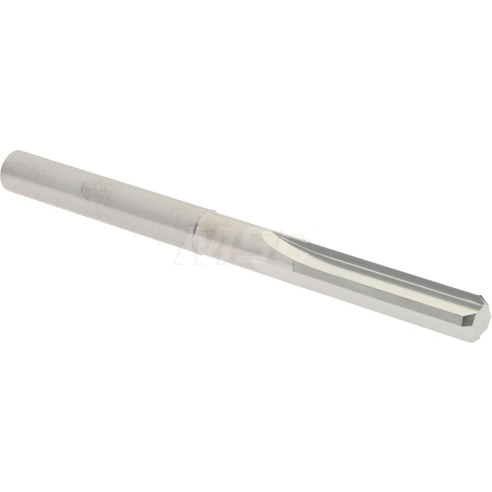 Hertel 79889820 Chucking Reamer 0.2400" Dia, 3" OAL, 1" Flute Length, Straight Flute, Straight-Cylindrical Shank, Solid Carbide