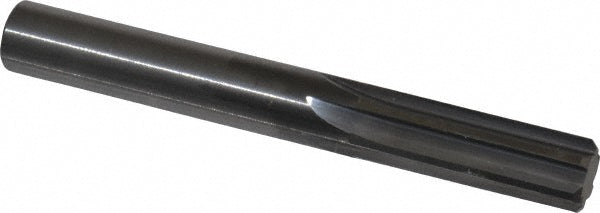 Hertel 79890117 Chucking Reamer 0.4995" Dia, 4" OAL, 1-1/2" Flute Length, Straight Flute, Straight-Cylindrical Shank, Solid Carbide