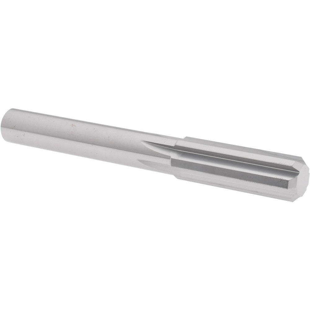 Hertel 79890125 Chucking Reamer 0.5010" Dia, 4" OAL, 1-1/2" Flute Length, Straight Flute, Straight-Cylindrical Shank, Solid Carbide