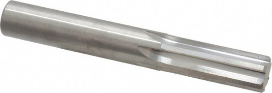 Hertel 79890380 Chucking Reamer 9/16" Dia, 4" OAL, 1-1/2" Flute Length, Straight Flute, Straight-Cylindrical Shank, Solid Carbide