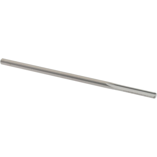 Hertel 79890802 Chucking Reamer #45, 2" OAL, 1/2" Flute Length, Straight Flute, Straight-Cylindrical Shank, Solid Carbide