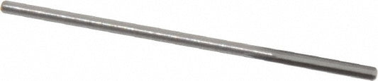 Hertel 79890877 Chucking Reamer #53, 1-1/2" OAL, 3/8" Flute Length, Straight Flute, Straight-Cylindrical Shank, Solid Carbide