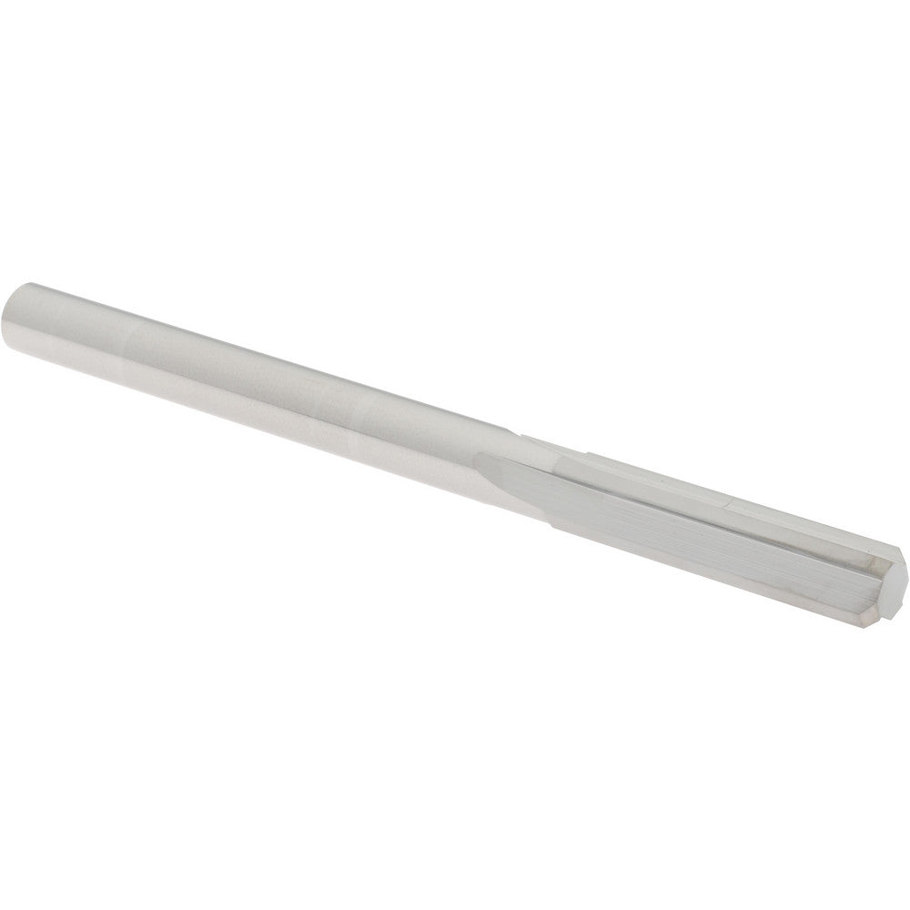 Hertel 79890984 Chucking Reamer Letter A, 3" OAL, 1" Flute Length, Straight Flute, Straight-Cylindrical Shank, Solid Carbide