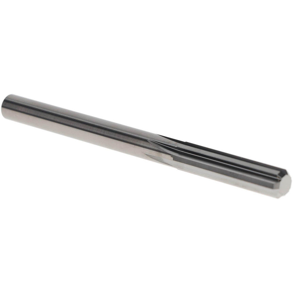 Hertel 79891040 Chucking Reamer Letter G, 3-1/4" OAL, 1-1/8" Flute Length, Straight Flute, Straight-Cylindrical Shank, Solid Carbide