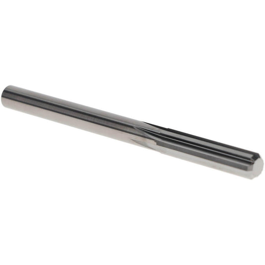Hertel 79891040 Chucking Reamer Letter G, 3-1/4" OAL, 1-1/8" Flute Length, Straight Flute, Straight-Cylindrical Shank, Solid Carbide