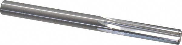 Hertel 79891073 Chucking Reamer Letter J, 3-1/4" OAL, 1-1/8" Flute Length, Straight Flute, Straight-Cylindrical Shank, Solid Carbide