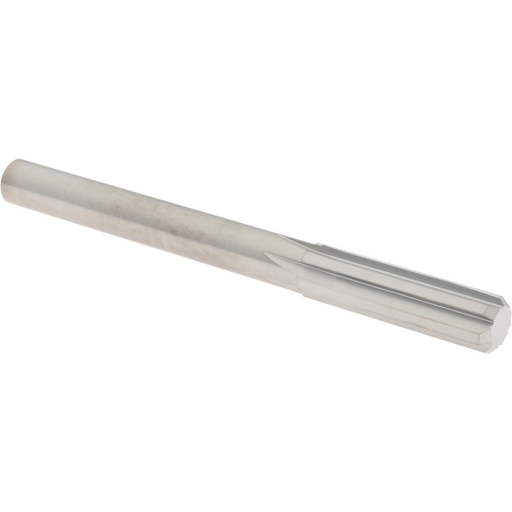 Hertel 79891123 Chucking Reamer Letter O, 3-1/4" OAL, 1-1/8" Flute Length, Straight Flute, Straight-Cylindrical Shank, Solid Carbide