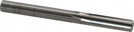 Hertel 79891131 Chucking Reamer Letter P, 3-1/2" OAL, 1-1/4" Flute Length, Straight Flute, Straight-Cylindrical Shank, Solid Carbide