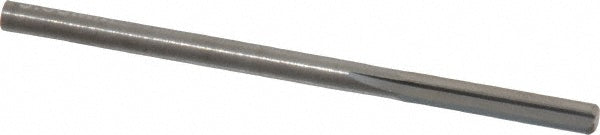 Hertel 79891230 Chucking Reamer 3.50 mm Dia, 2-1/2" OAL, 3/4" Flute Length, Straight Flute, Straight-Cylindrical Shank, Solid Carbide