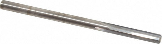 Hertel 79891248 Chucking Reamer 4 mm Dia, 2-1/2" OAL, 3/4" Flute Length, Straight Flute, Straight-Cylindrical Shank, Solid Carbide