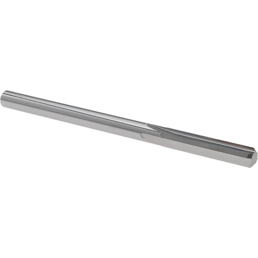 Hertel 79891255 Chucking Reamer 4.50 mm Dia, 2-3/4" OAL, 7/8" Flute Length, Straight Flute, Straight-Cylindrical Shank, Solid Carbide