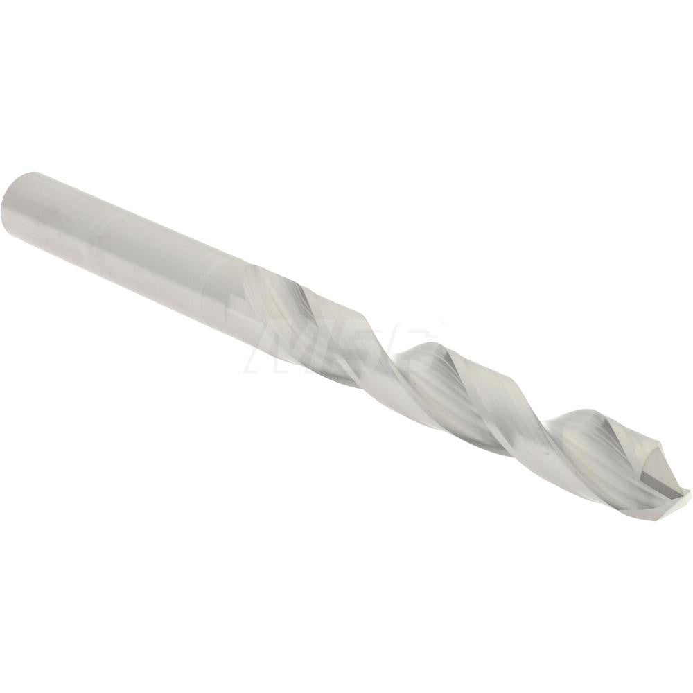 Hertel 79892543 Jobber Length Drill Bit Letter F, 118 &deg, Solid Carbide