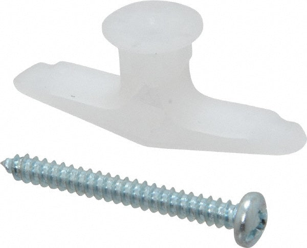 Toggler 50525 5/16" Diam x 1-1/4" OAL, #6 to #14 Screw, Plastic Plastic Toggle Drywall & Hollow Wall Anchor