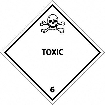 AccuformNMC DL87AP 25 Qty 1 Pack Toxic DOT Shipping Label