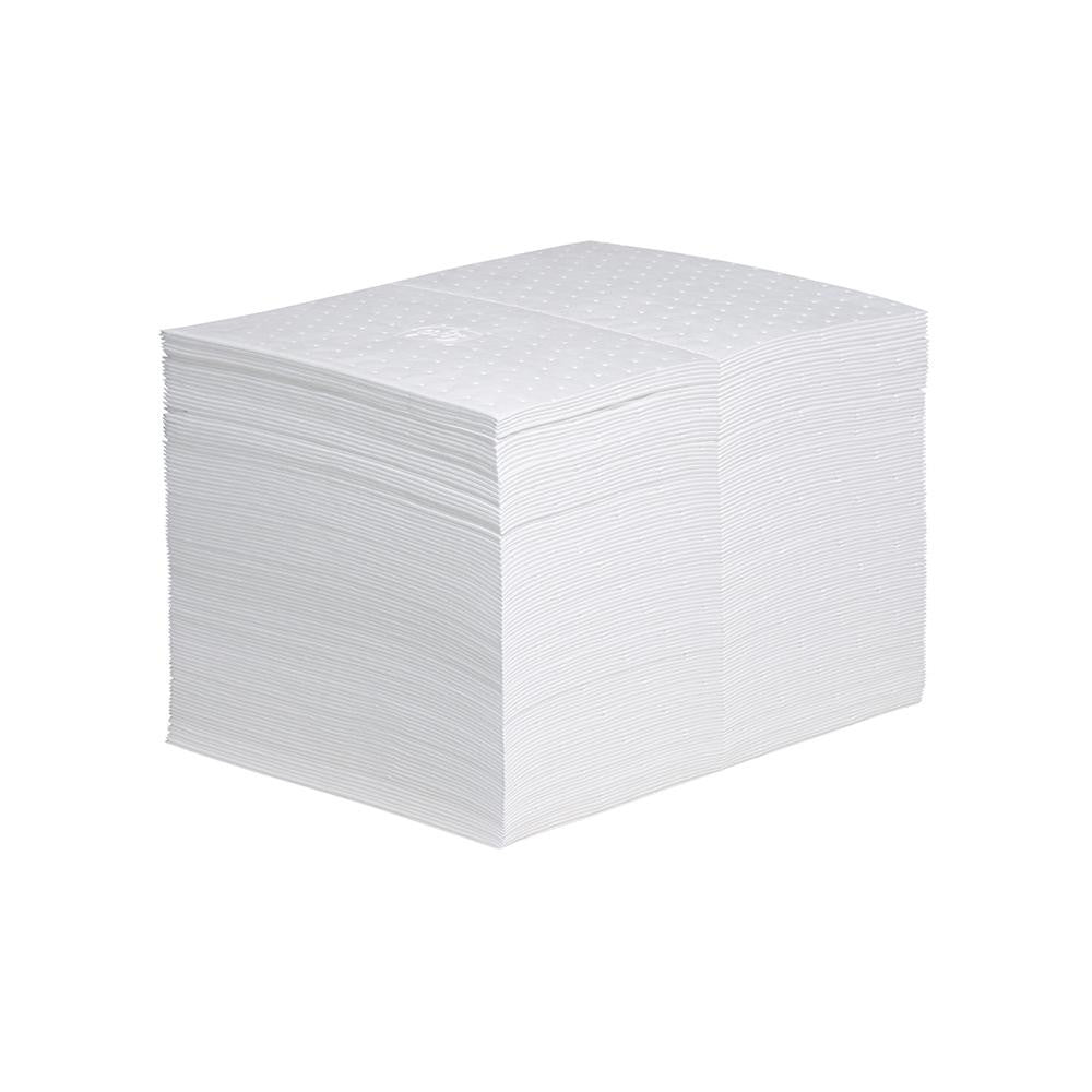 New Pig MAT403 Pads, Rolls & Mats Product Type Pad  Application Oil Only  Overall Length (Inch) 20  Width (Decimal Inch - 4 Decimals) 15  Material Polypropylene  Fluids Absorbed Oil Fuel Oil Based Liquids