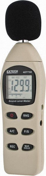 Extech 407730 A and C Frequency Weight, LCD Display Sound Meter