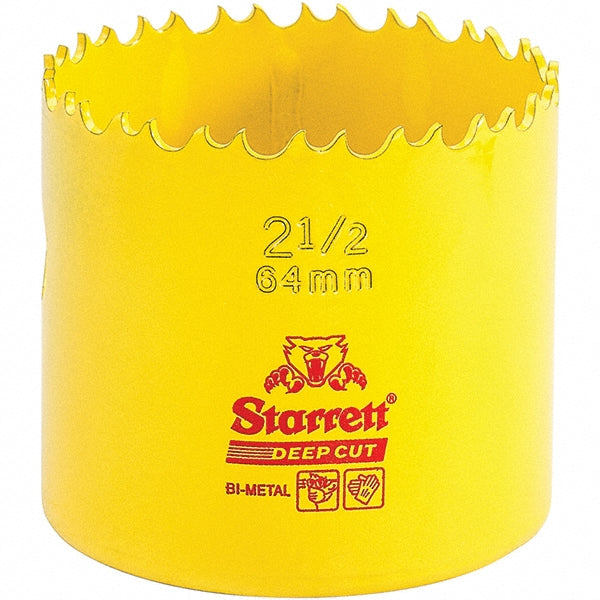 Starrett 00443 Hole Saw 2-1/2" Saw Dia, 2" Cut Depth