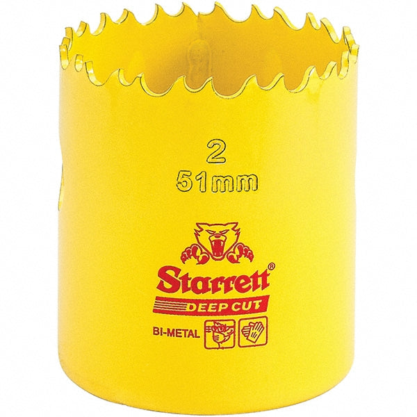 Starrett 00442 Hole Saw 2" Saw Dia, 2" Cut Depth