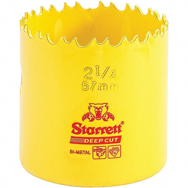 Starrett 00444 Hole Saw 2-1/4" Saw Dia, 2" Cut Depth