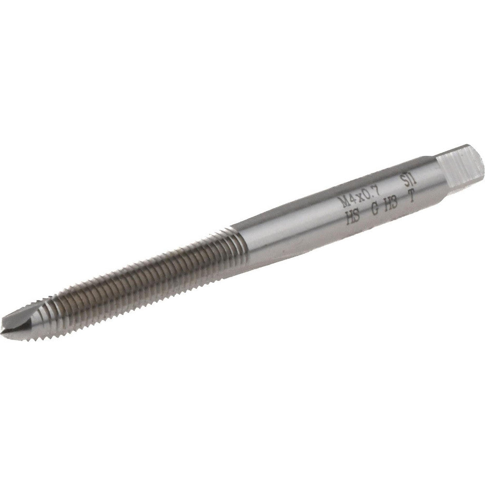 Heli-Coil 4763-4 Spiral Point STI Tap M4 x 0.7 Metric Coarse, 2 Flutes, Plug, High Speed Steel, Bright/Uncoated