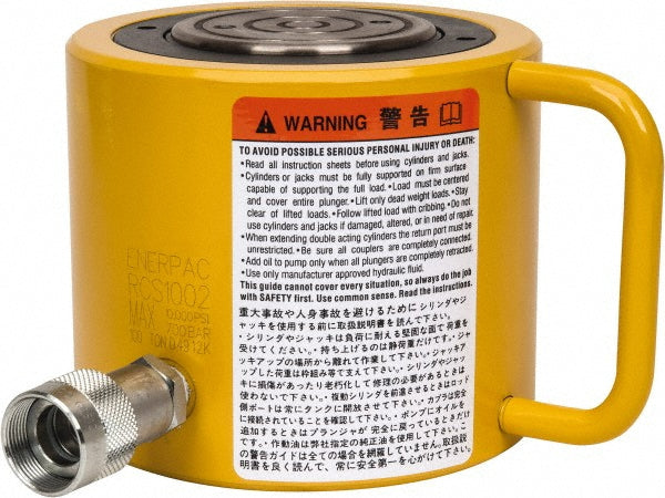 Enerpac RCS1002 Portable Hydraulic Cylinder Single Acting, 44.18 cu in Oil Capacity