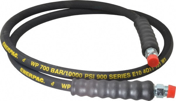 Enerpac H9306 Hydraulic Pump Hose 3/8" ID, 6' OAL, Rubber, 10,000 Max psi