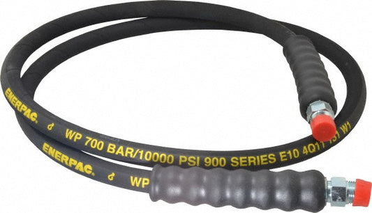 Enerpac H9306 Hydraulic Pump Hose 3/8" ID, 6' OAL, Rubber, 10,000 Max psi
