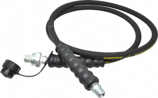 Enerpac HC9206Q Hydraulic Pump Hose 1/4" ID, 6' OAL, Rubber, 10,000 Max psi