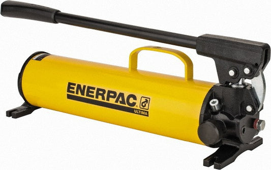 Enerpac P80 Manual Hydraulic Pump 2 Stage, 1.125" Piston Dia, Steel Pump