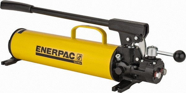 Enerpac P84 Manual Hydraulic Pump 2 Stage, 1.125" Piston Dia, Steel Pump