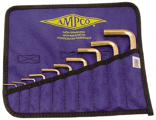 Ampco M-42 10 Piece L-Key Hex Key Set