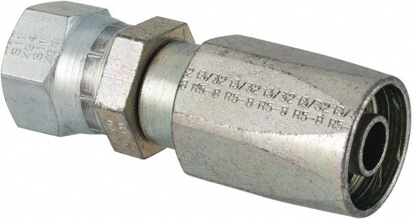 Parker 20620-8-8 Hydraulic Hose Female Swivel Fitting 0.5" ID, 8 mm, 3/4-16