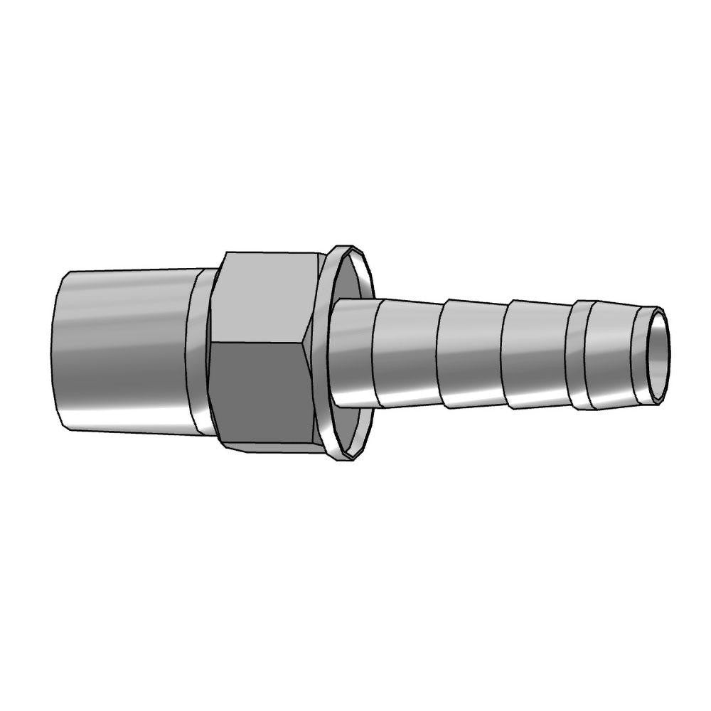 Parker 30182-2-4 Hydraulic Hose Male NPTF Pipe Rigid Fitting 6.40 mm Hose ID, Hose Size 4, 1/8-27 Thread